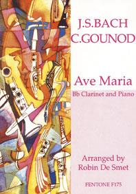 Bach/Gounod: Ave Maria for Clarinet published by Fentone